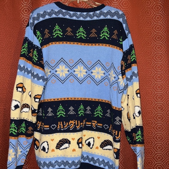 Geeknet Hungry Gamer Holiday Men's Sweater‎ 2XL - Picture 2 of 7